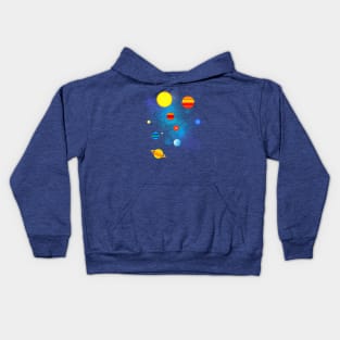 Solar System Space Kids Hoodie